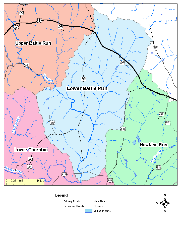 Lower Battle Run Overview Map